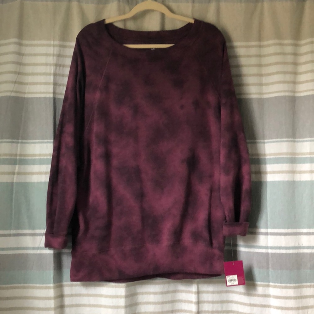 Oversized Crew Tie Dye Sweatshirt